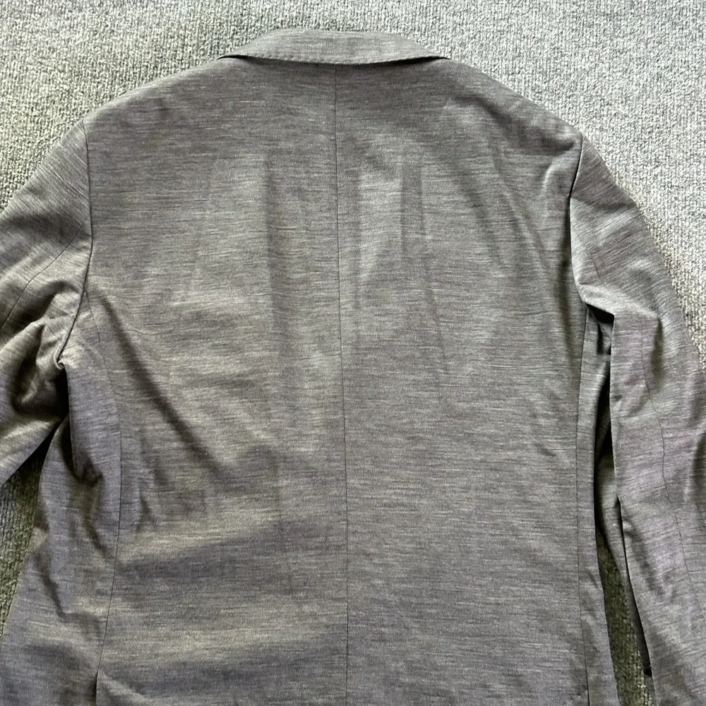 Hart Schaffner Marx‎ Sport Coat Mens 44 Long Gray Wool Jersey Knit New York Fit